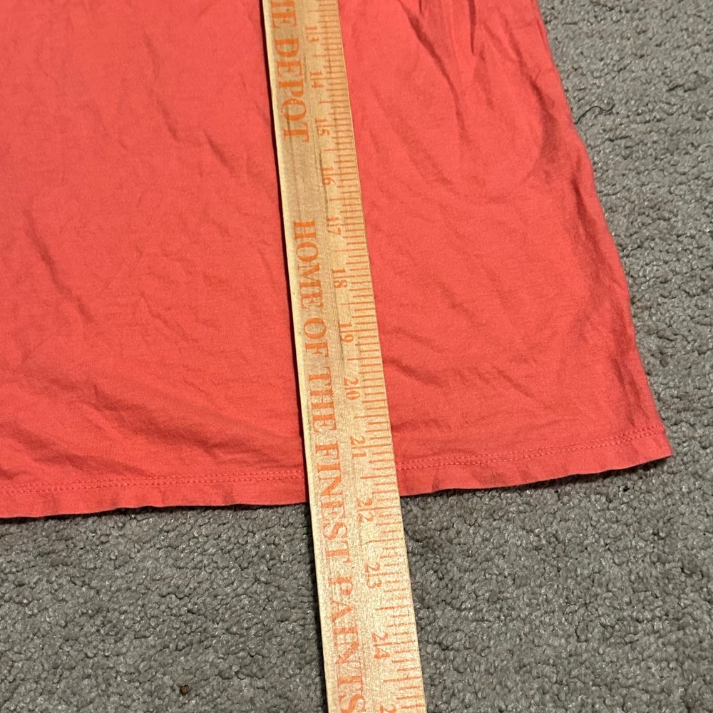 Calypso St Barth Coral Pink Cotton Henley Short Sleeve Top Small RN 106551 - Picture 6 of 6